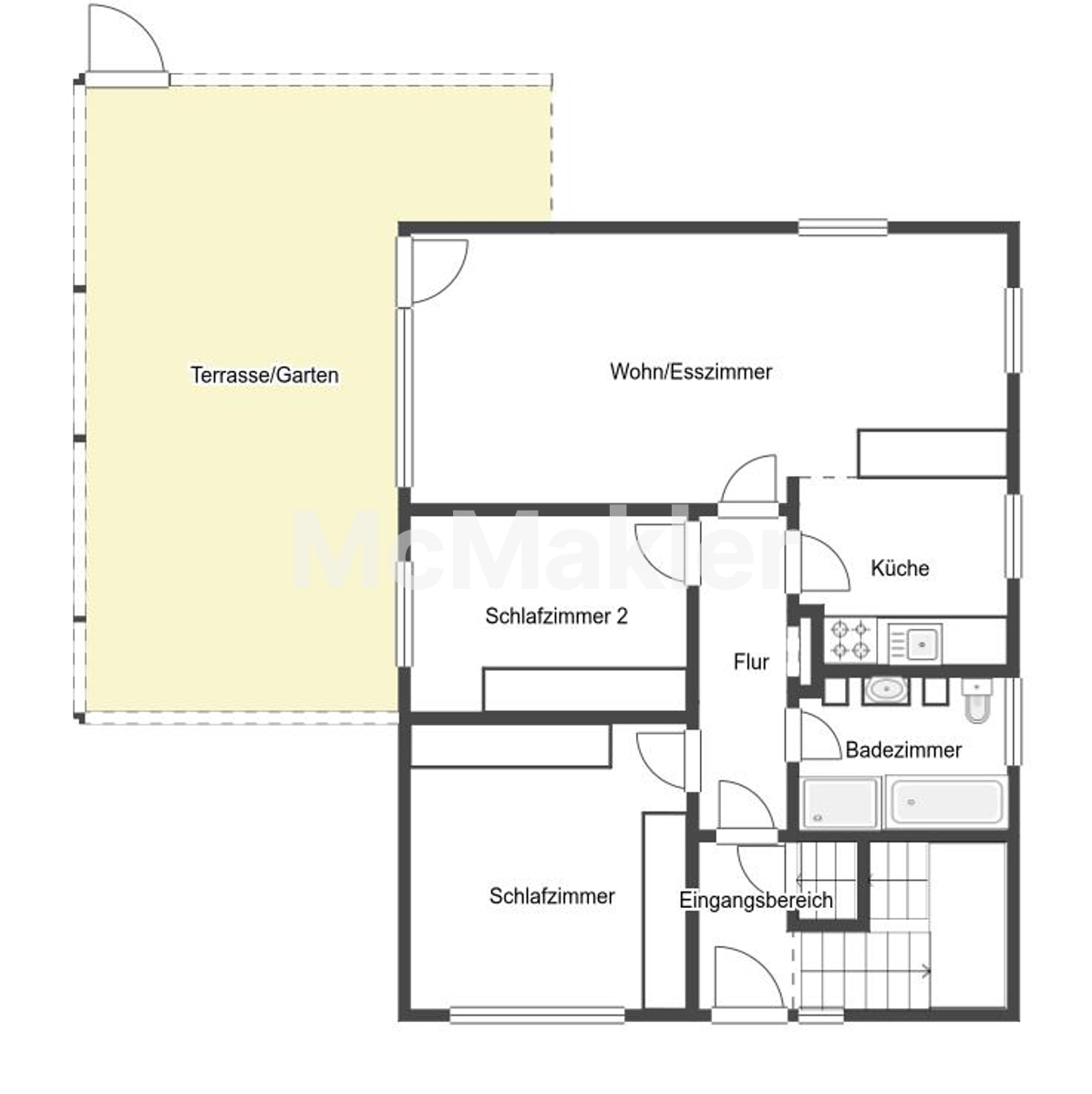 Mehr als ein Haus: Zwei Wohneinheiten, Gartenidylle & echtes Zukunftspotenzial – Grundriss 1