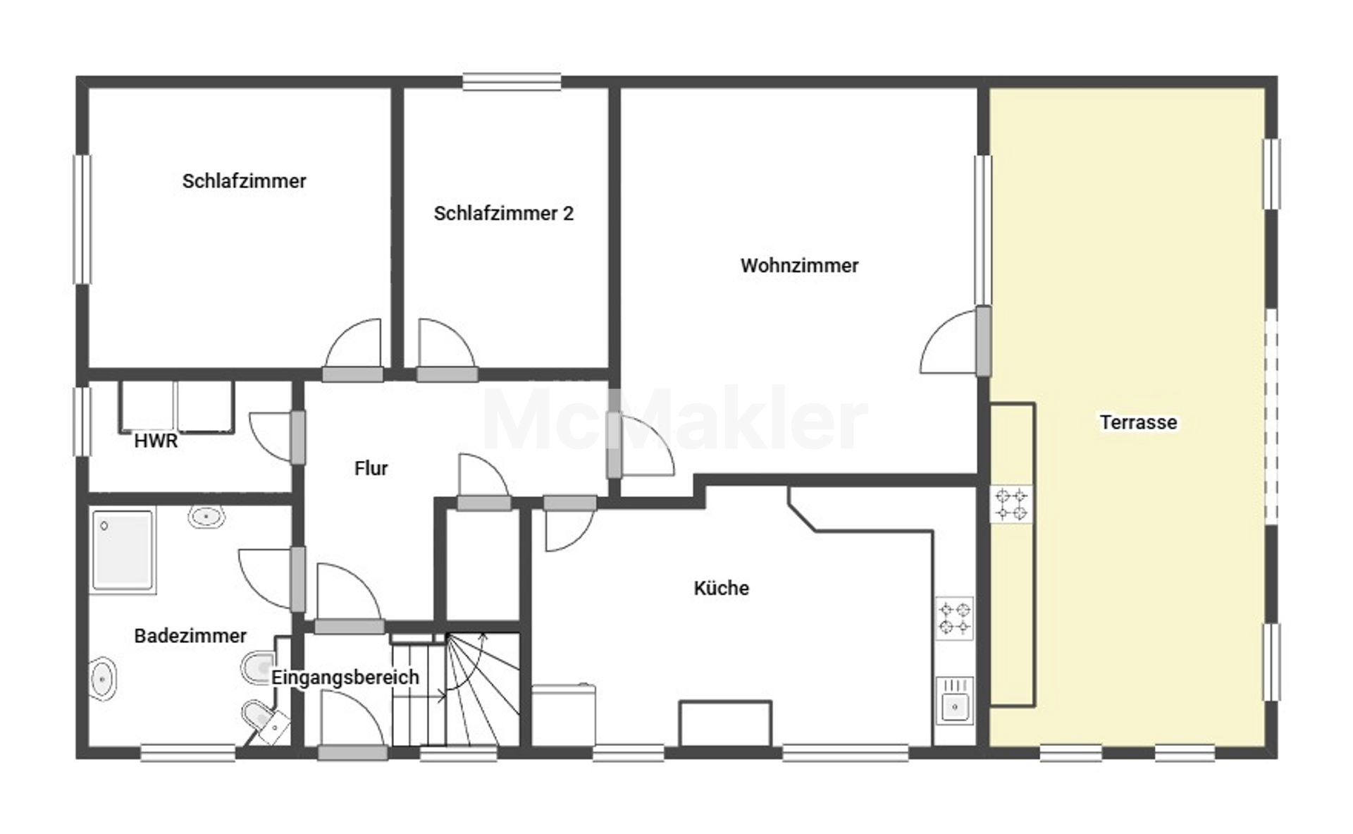 Familientraum: EFH mit Garten und Garage in Citylage – Grundriss 1