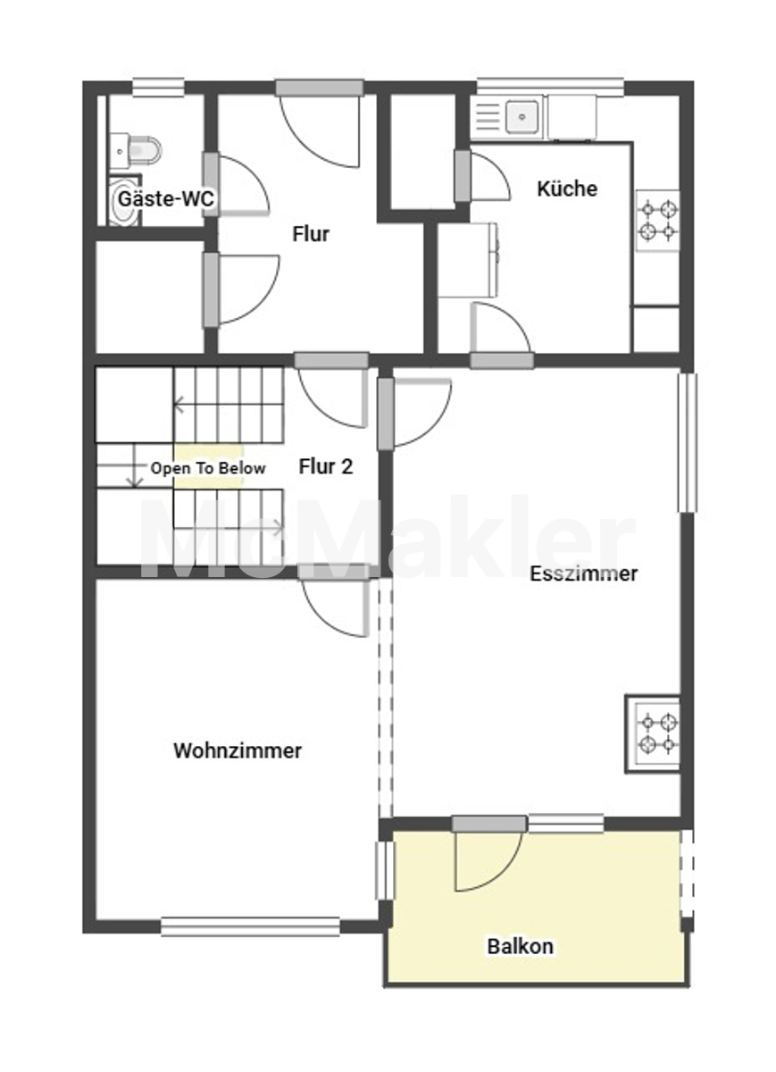 Leben mit Platz – Wohnen mit Perspektive – Grundriss 1