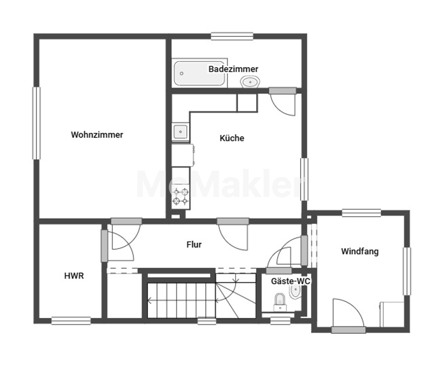 *Seltene Waldrandlage in Radeberg* - naturnah wohnen & schnell in Dresden – Grundriss 1