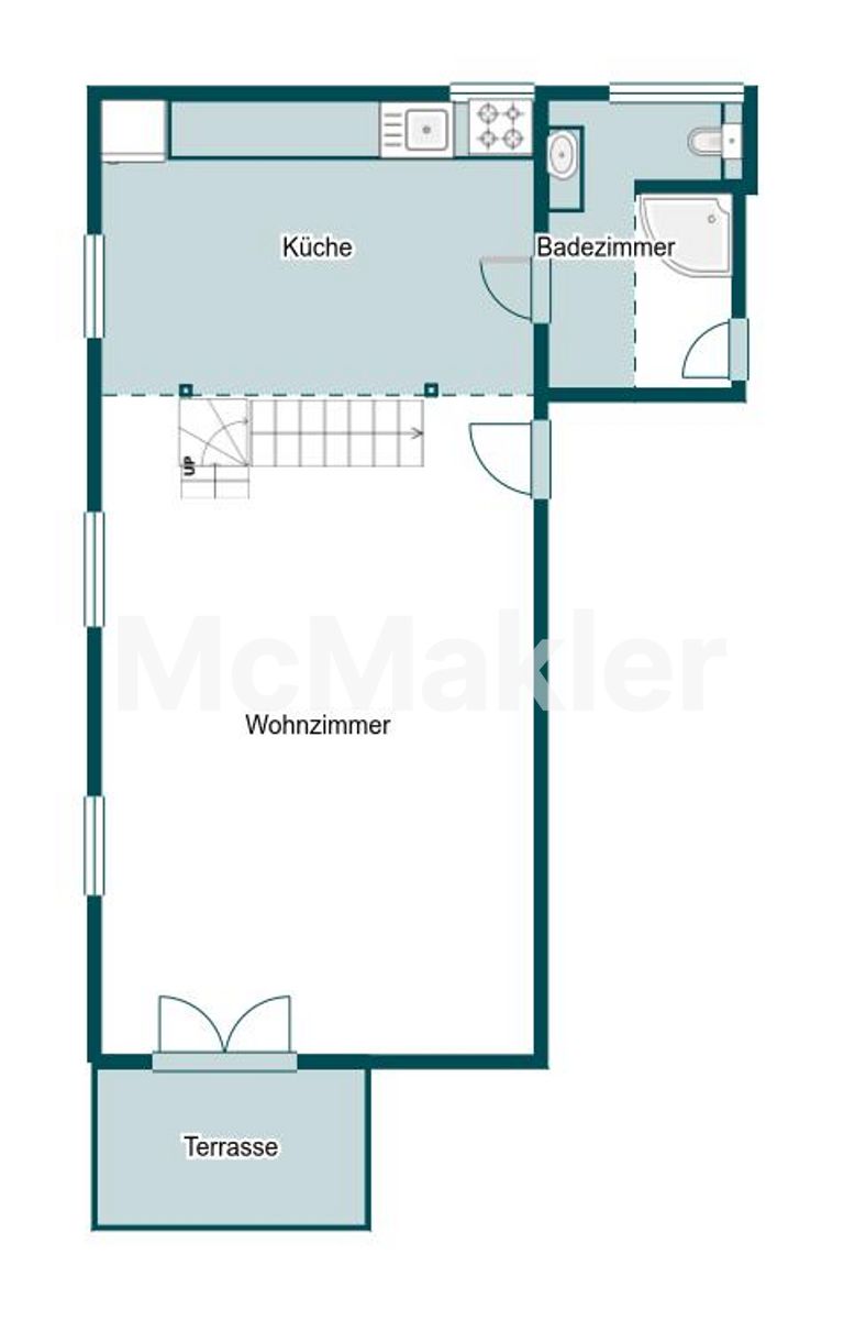 Charmante Maisonettewohnung mit Hafenblick in Wiek auf Rügen - ideal für Eigennutzer & Vermieter – Grundriss 1