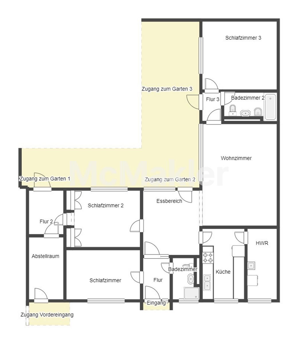 Gemütlicher Bungalow mit Garten und Garage sowie viel Potenzial mitten