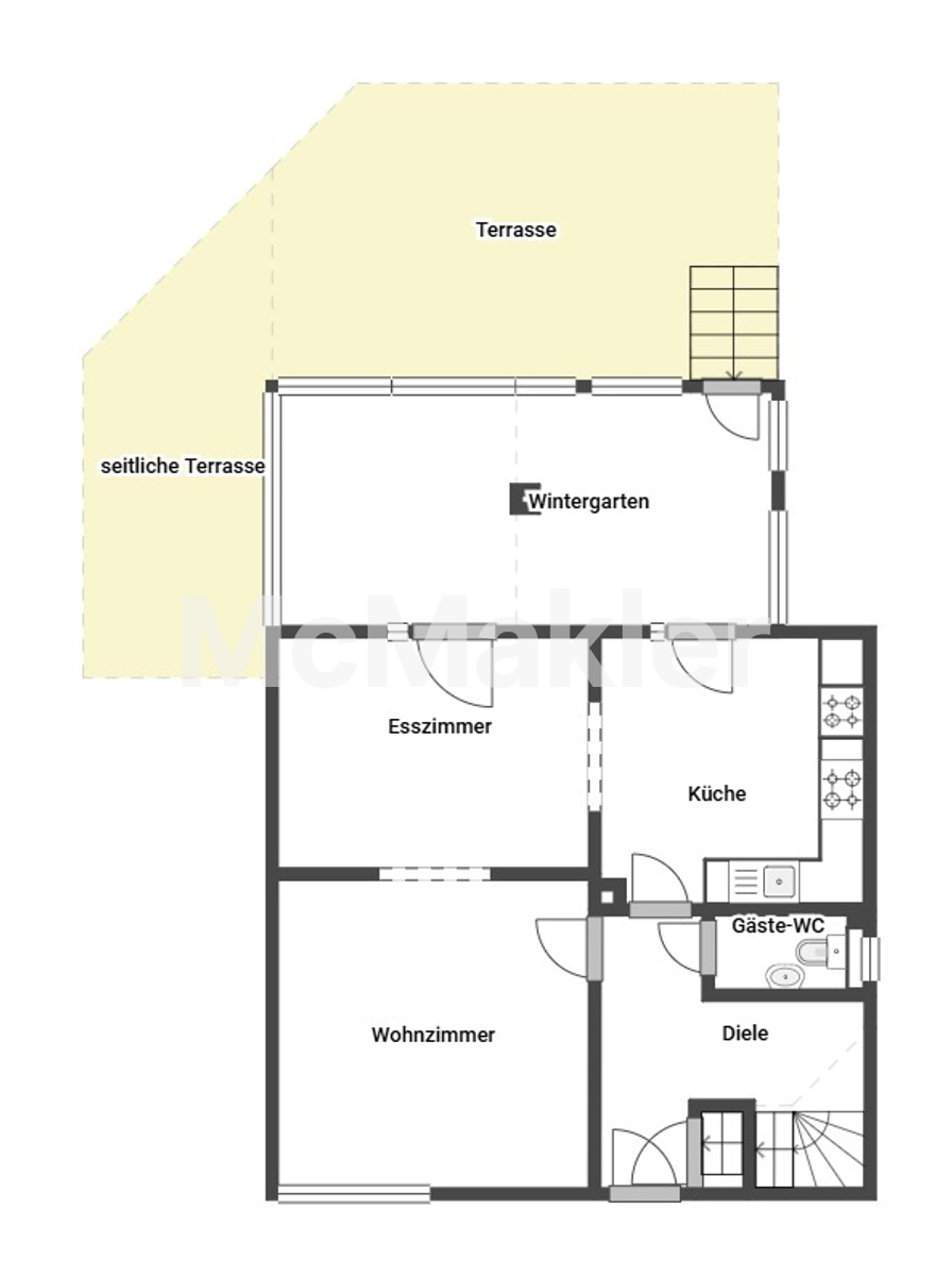 Charmantes Einfamilienhaus mit traumhafter Gartenidylle – Wohnen mit Charakter in gefragter Lage – Grundriss 1