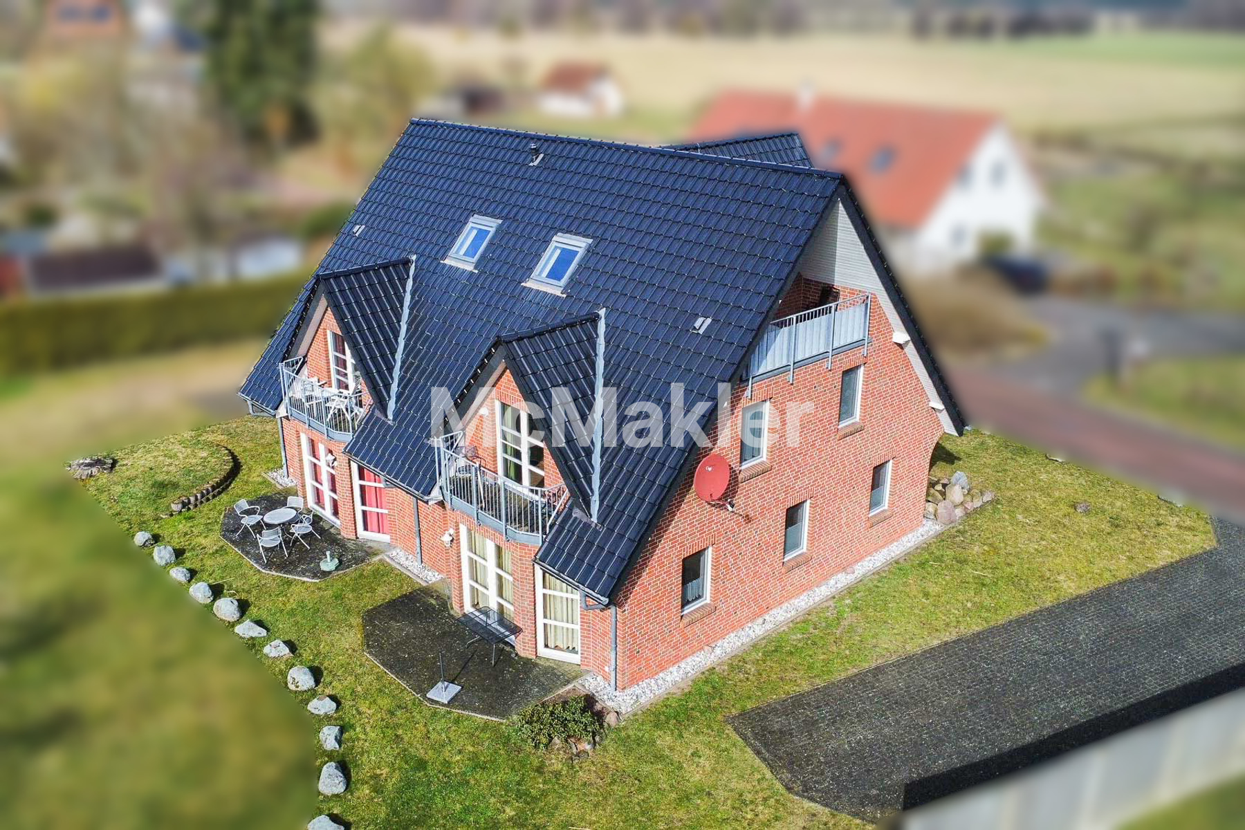 Haffblick inklusive: 2-Raum-Wohnung in Stolpe auf Usedom