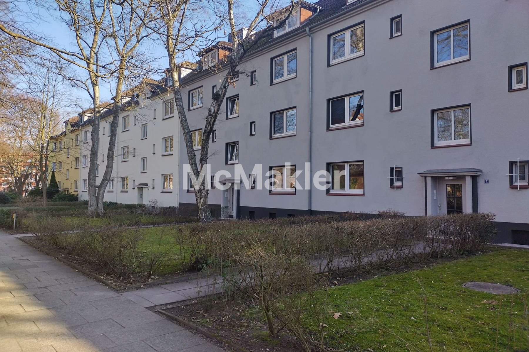 Wohnoase in Barmbek! 2 Zimmer EG links (46,49qm) + eigener großer Garten (ca.50qm) - vermietet