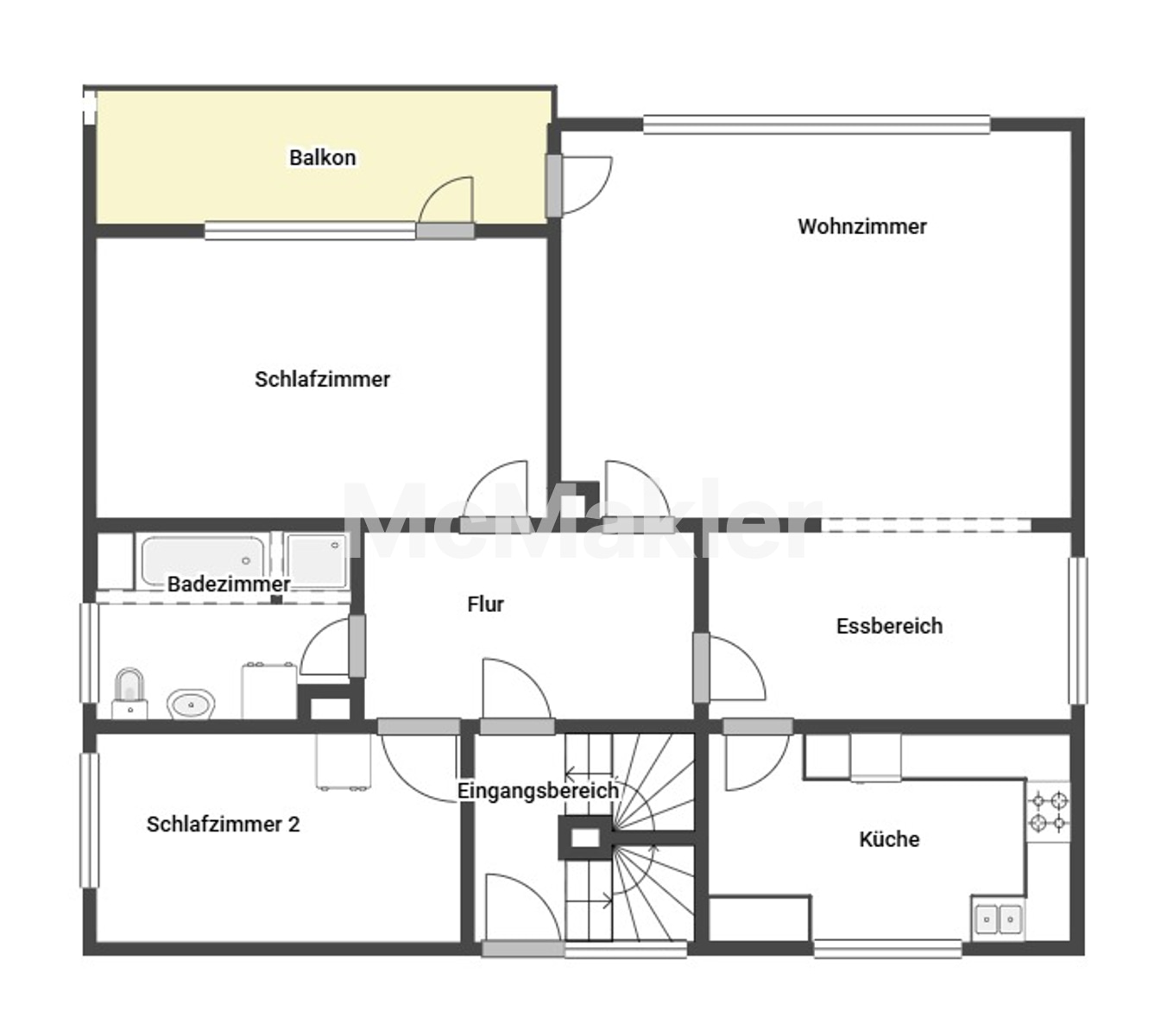 Ruhe, Natur und viele Möglichkeiten – Großzügiges Familienhaus mit sonnigem Eckgrundstück – Grundriss 1