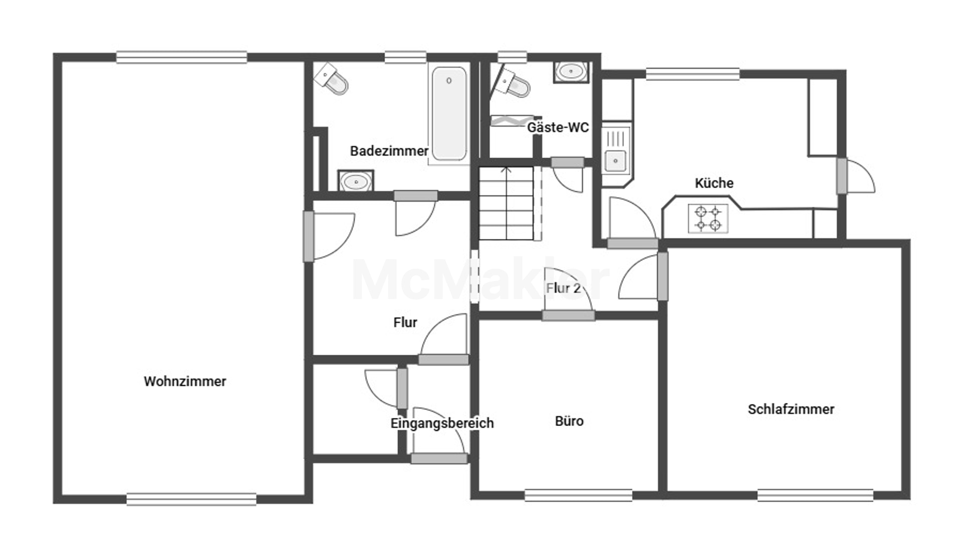 Gemütliches Domizil für Ruhesuchende – Grundriss 1