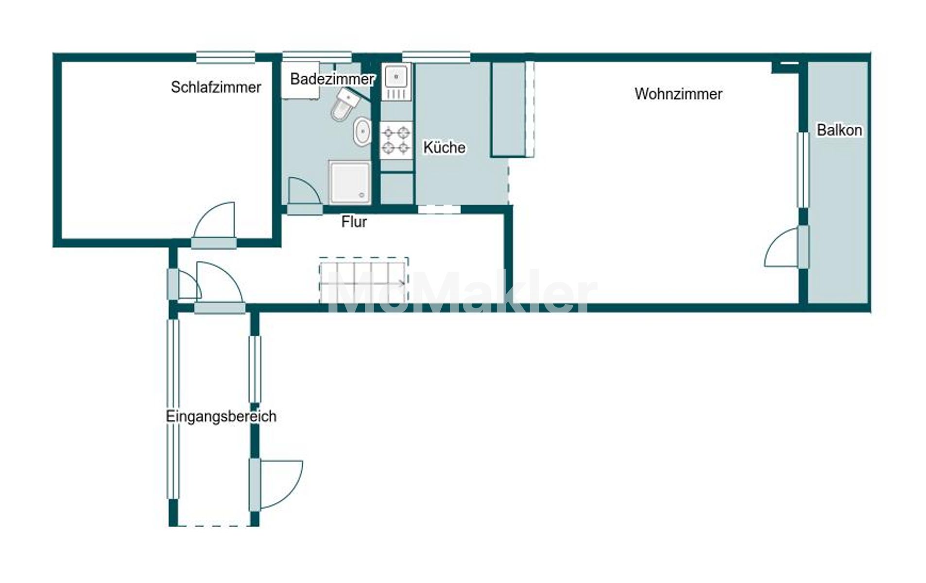 Viel Platz & viele Möglichkeiten: Maisonettewohnung mit TG-Stellplatz – Grundriss 1