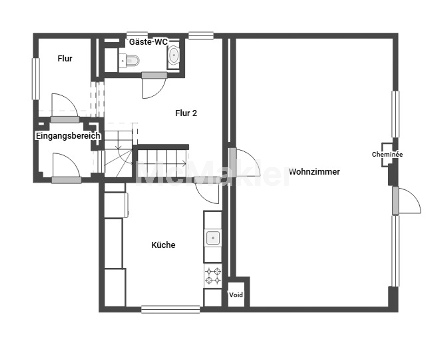 Familienfreundliches Zuhause in Gustow – viel Platz, gepflegter Garten und kurze Wege nach Stralsund – Grundriss 1