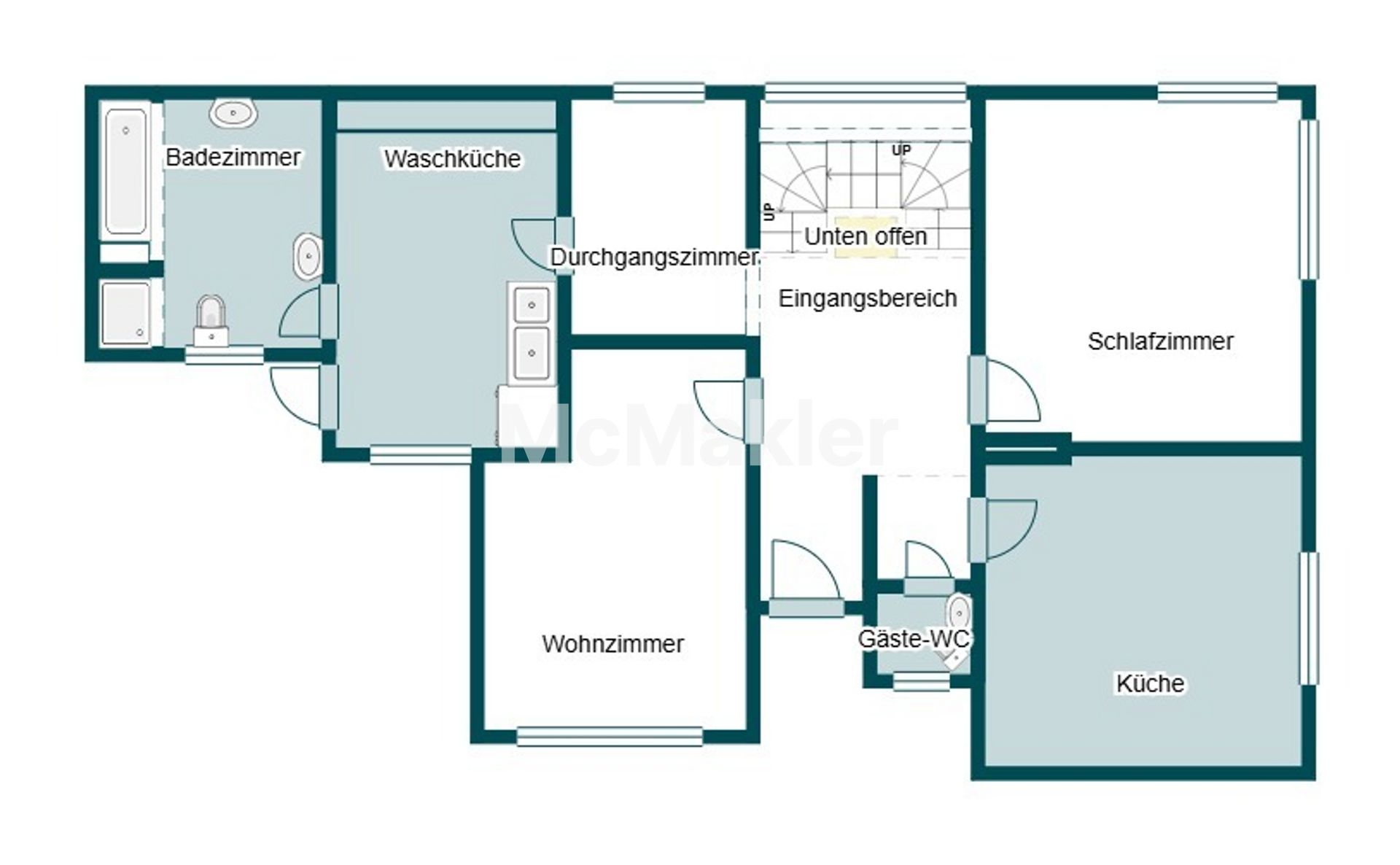 Vielseitiges Mehrgenerationenhaus auf großem Grundstück mit Scheune & Garten in Grävenwiesbach – Grundriss 1