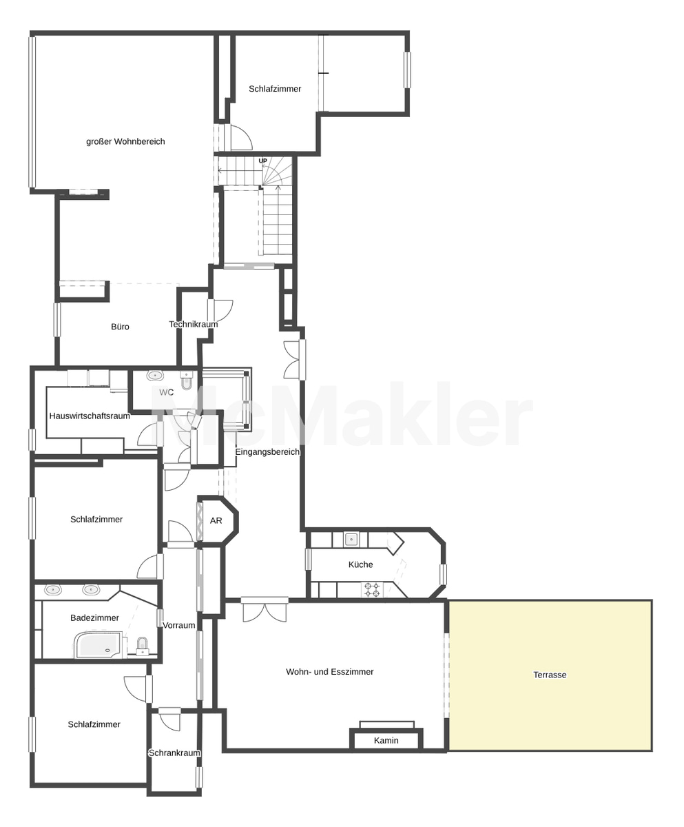 Premium-Investment mit gesichertem Cashflow in Bestlage des 4. Bezirks – Grundriss 1