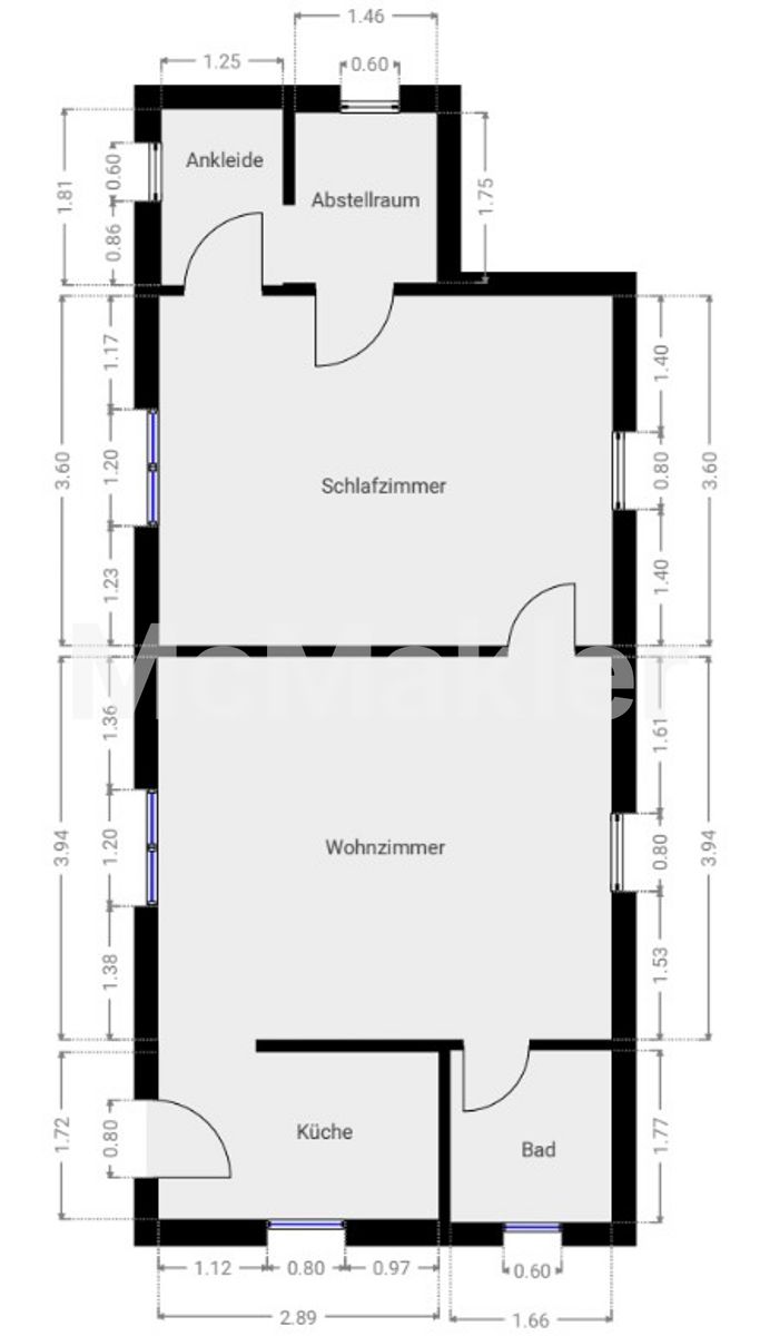 Unvergessliche Momente: Ihr Wochenendhaus schenkt Ihnen atemberaubende Sonnenuntergänge – Grundriss 1