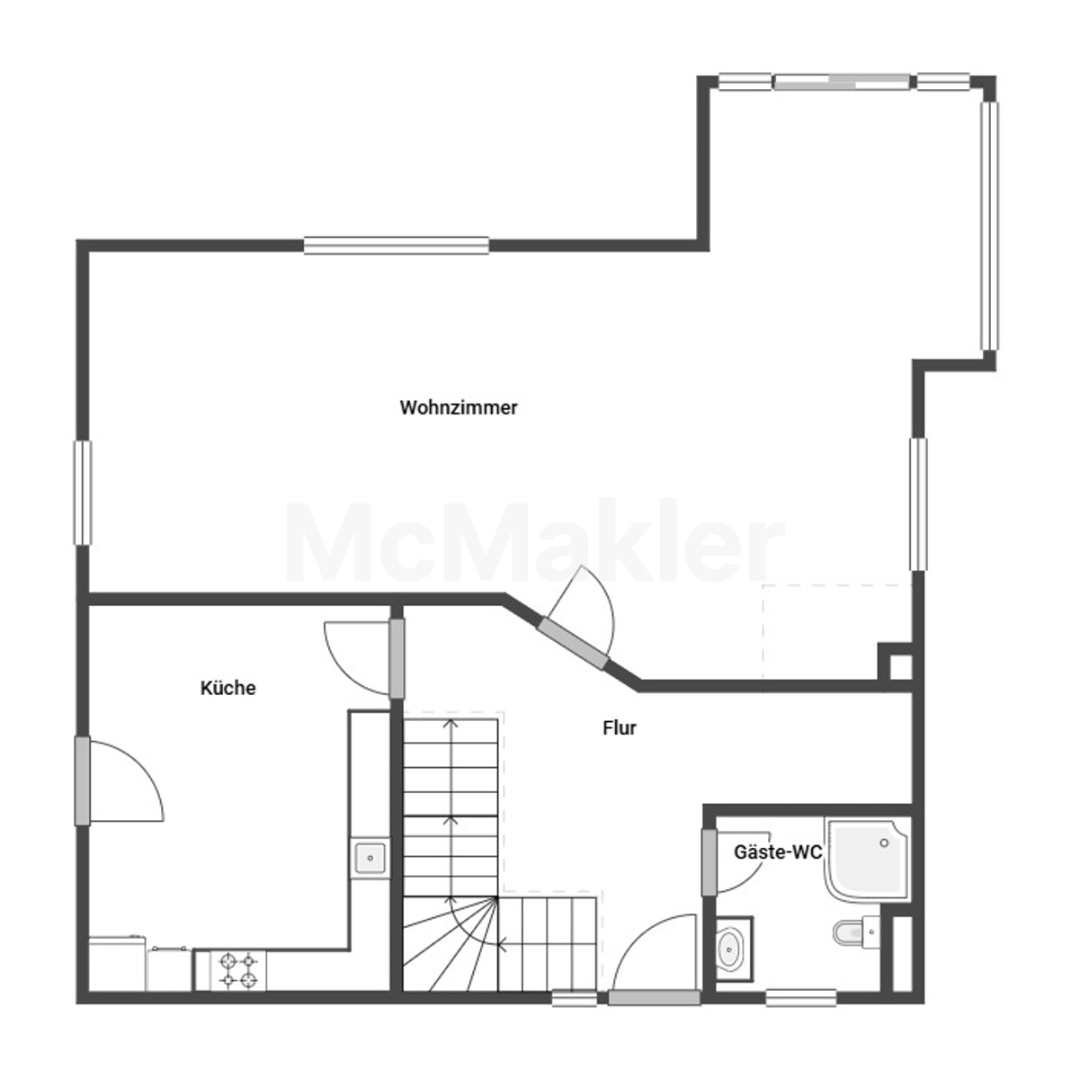 Architektur trifft Wohnkomfort - EFH im begehrter Lage! – Grundriss 1
