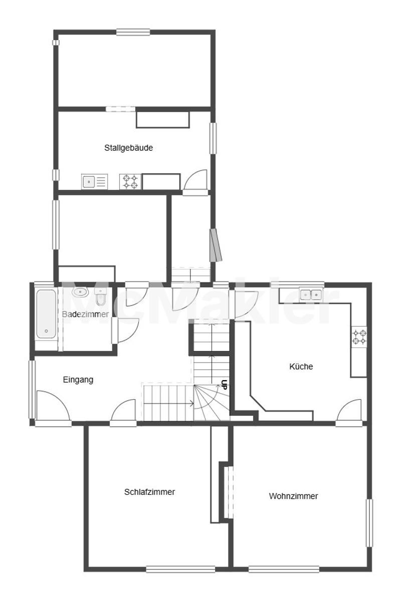 Ihr Zuhause mit Charme und Potenzial – Grundriss 1