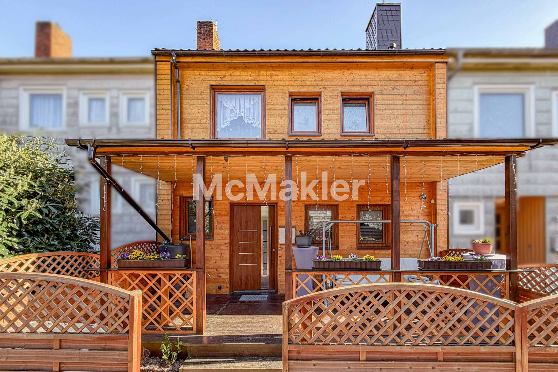 Modernisiertes und familienfreundliches Reihenmittelhaus mit Garten, Terrasse und Wintergarten