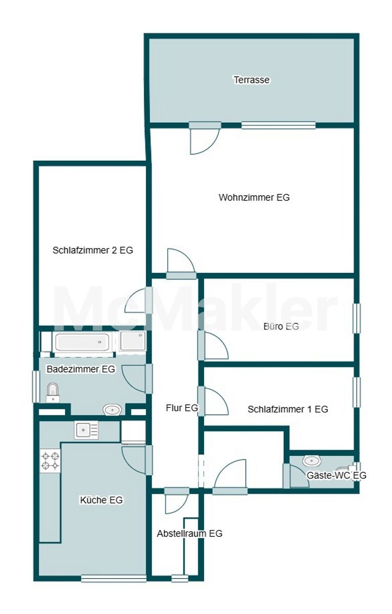 Mehrfamilienhaus in Hetzles - drei Wohneinheiten, viele Möglichkeiten – Grundriss 1