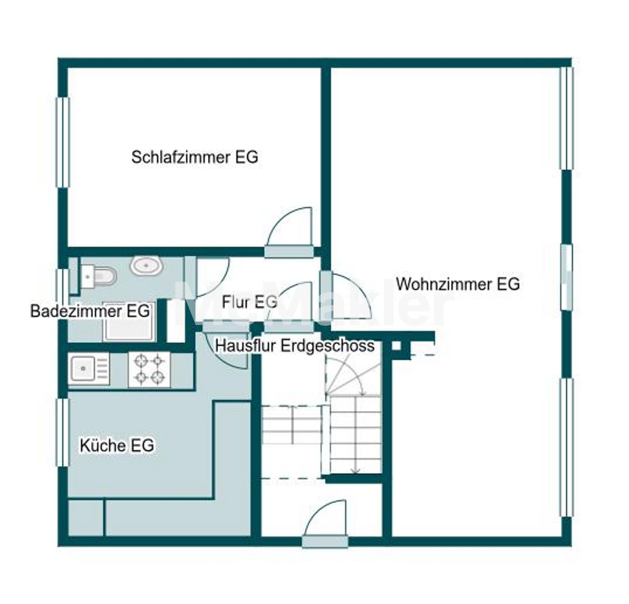Endlich Platz für die ganze Familie - Haus mit Garten in Nürnberg-Altenfurt – Grundriss 1