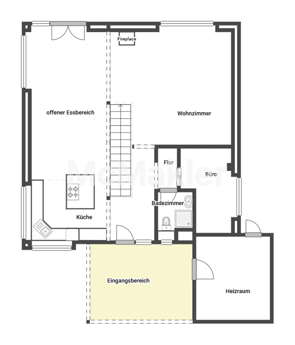 Wohngesundes Meisterwerk in Gomaringen: Wo Architektur, Natur und Lebensqualität verschmelzen – Grundriss 1